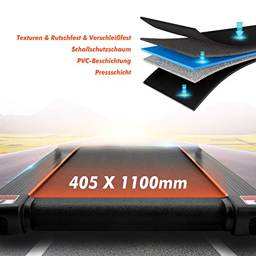Merax Elektrisches Laufband Klappbar, 1,5Ps, 12 Km/h, 12 Laufprogramme, Kinomap APP, LED-Anzeige, Tablet Halterung USB… – Bild 5