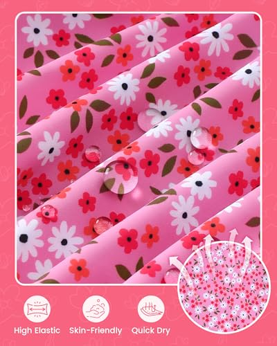 Image of Mioglrie Kids Girls Swimsuit One Piece Bathing Suits Girls' Swimwear 7-14Y