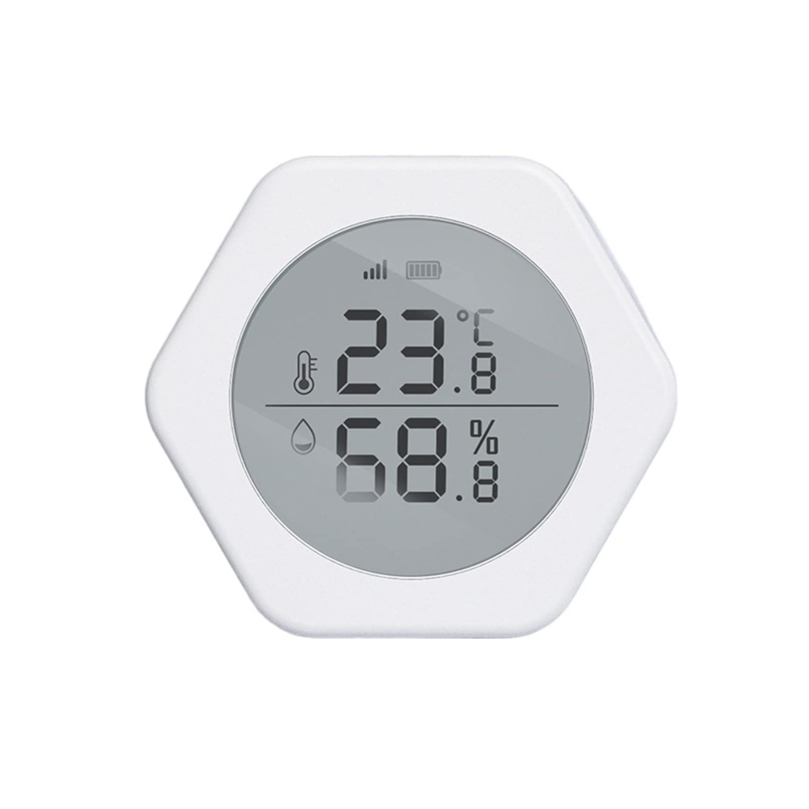 Termómetro Interior higrómetro Digital Tuya Smart Temperatura y Sensor de Humedad Sensor Inteligente Smart Life Aplicación Monitor Remoto inalámbrico Enlace Inteligente inalámbrico con Pantalla LCD