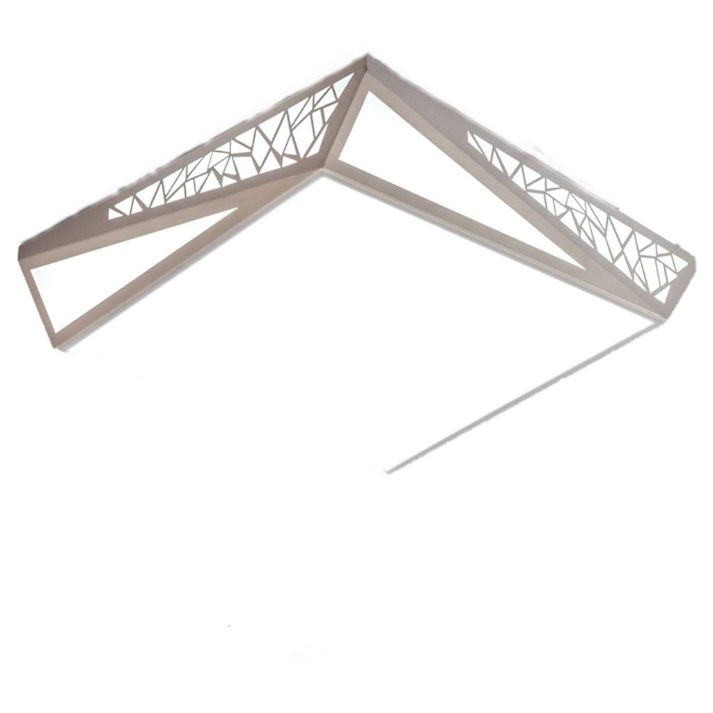 Plafonnier LED moderne pour salon et éclairage de chambre chaleureux 45x60cm