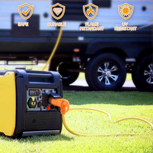Image of Nilight 50 Amp to 30Amp RV Power Adapter 14-50P to TT-30R