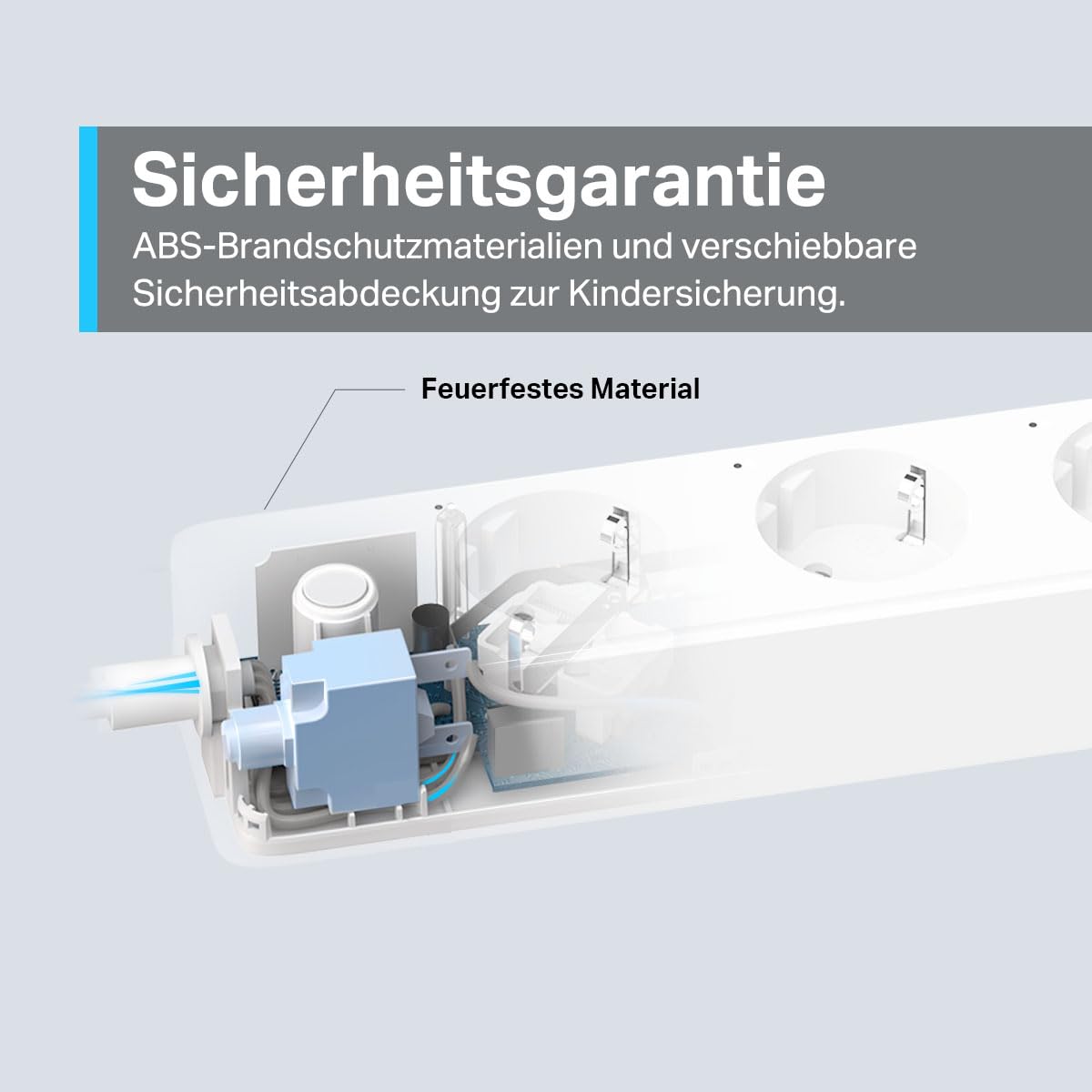 TP-Link Tapo P300 steckdosenleiste mit 2 USB-Anschlüsse & 1 Type C-Anschlüsse,Mehrfachsteckdose Sicherheitsgarantie,funktioniert Alexa,Google Home,HomeKit Sprachsteuerung,Fernzugriff,1.5M,Weiss
