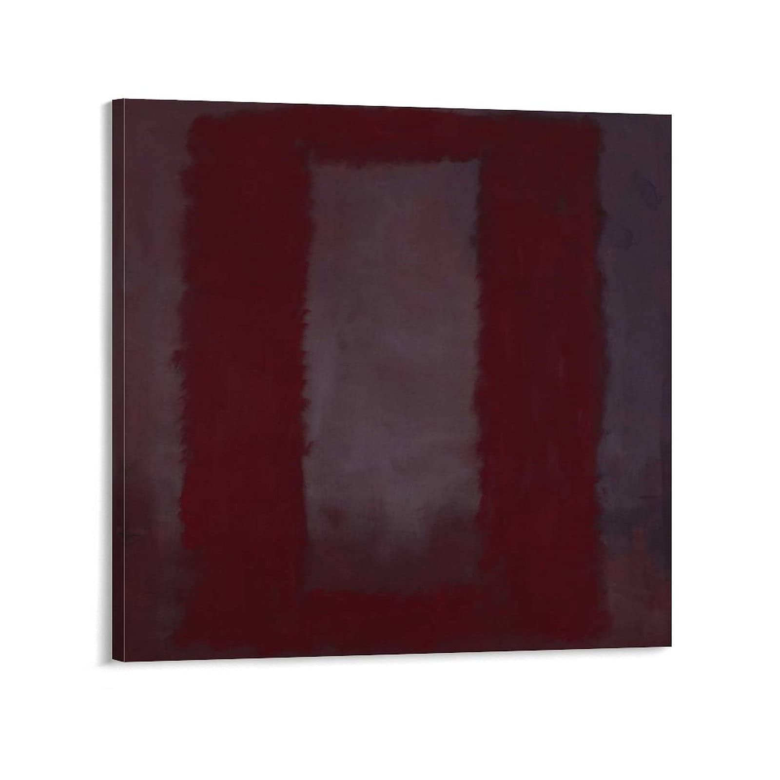 32 Paintings by Mark Rothko - Marks Rothko - Red on Maroon - Abstract Art Canvas Art Poster and Wall Art Picture Print Modern Family Bedroom Decor Posters 20x20inch(50x50cm)