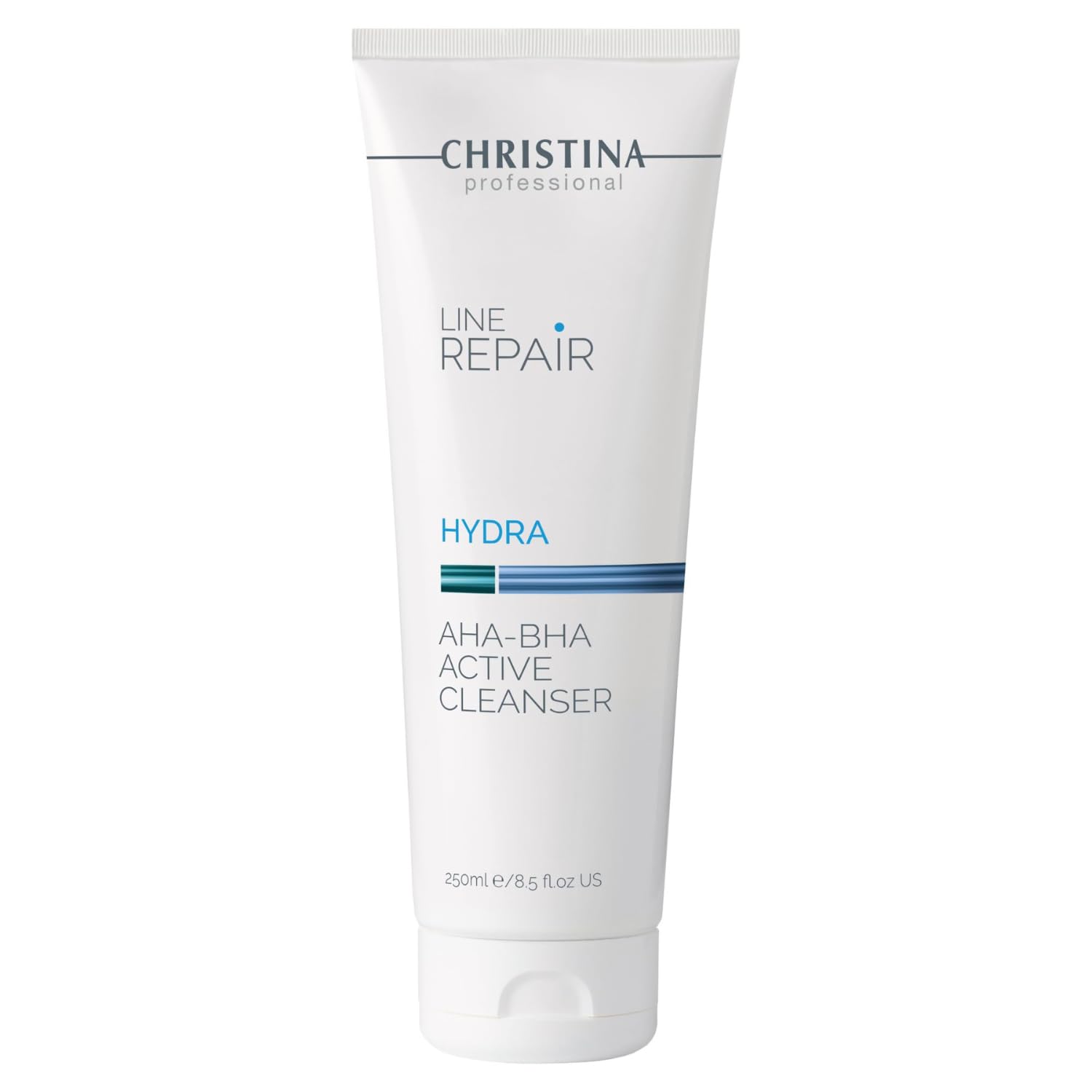 Christina Line Repair AHA BHA Facial Cleanser with Salicylic Acid | Revitalize, Improve Skin Texture, Reduce Wrinkles with Green Tea Face Wash |