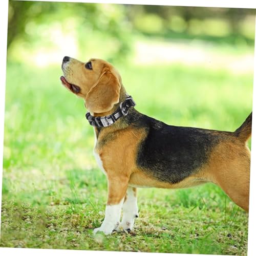 UPKOCH Perlenhalsband für Hunde und Katzen Verstellbares Design Weiches Pu-Material Edle Perlen und Kristall-Details für Kleine Hunderassen und Anlässe