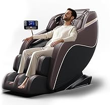 Massage Chair with SL Track, Shiatsu, Heated Back Calves, Foot Rollers, Built in Speakers Smart LCD Control CH101
