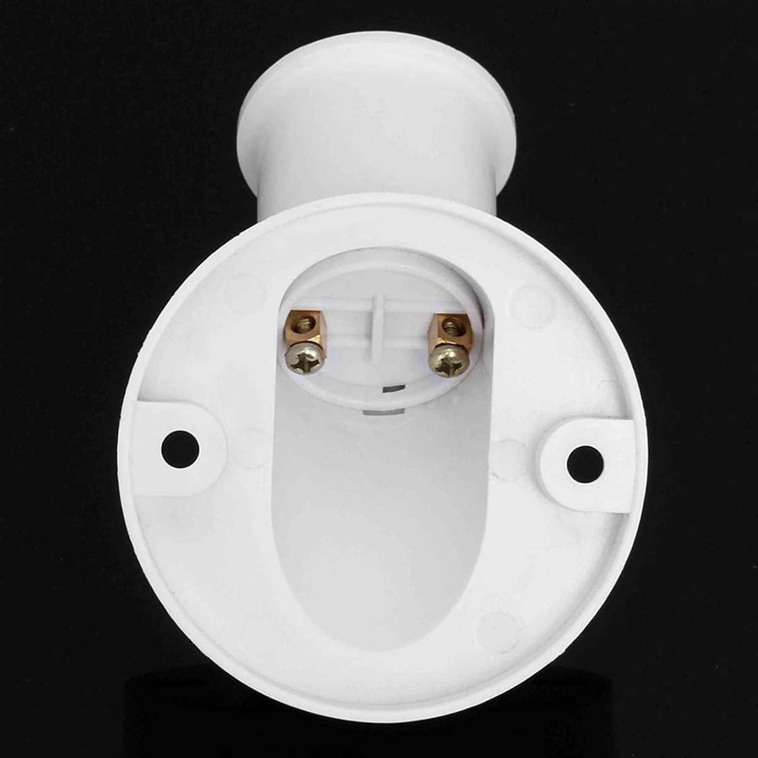 Pack of 10 E27 Lamp Socket Socket 45 Degree Angle Screw Plastic Bulb Base Wall Lamp Socket Adapter Adapter AC 250V 4A Lamp Holder