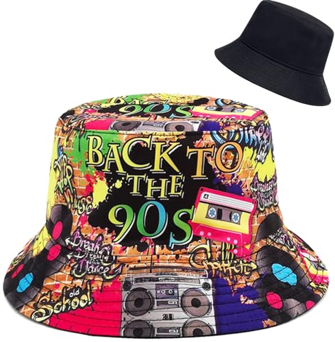 XYIYI Fashion Retro 90s Bucket Hat Beach...
