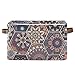 Mandala Boho Chic Style 1 opakowanie kwadratowy kosz do przechowywania z uchwytem duża pojemność organizer do przechowywania zabawek kosze upominkowe ubrania kosz na pranie dekoracja domu sześciokątny marokański motyw