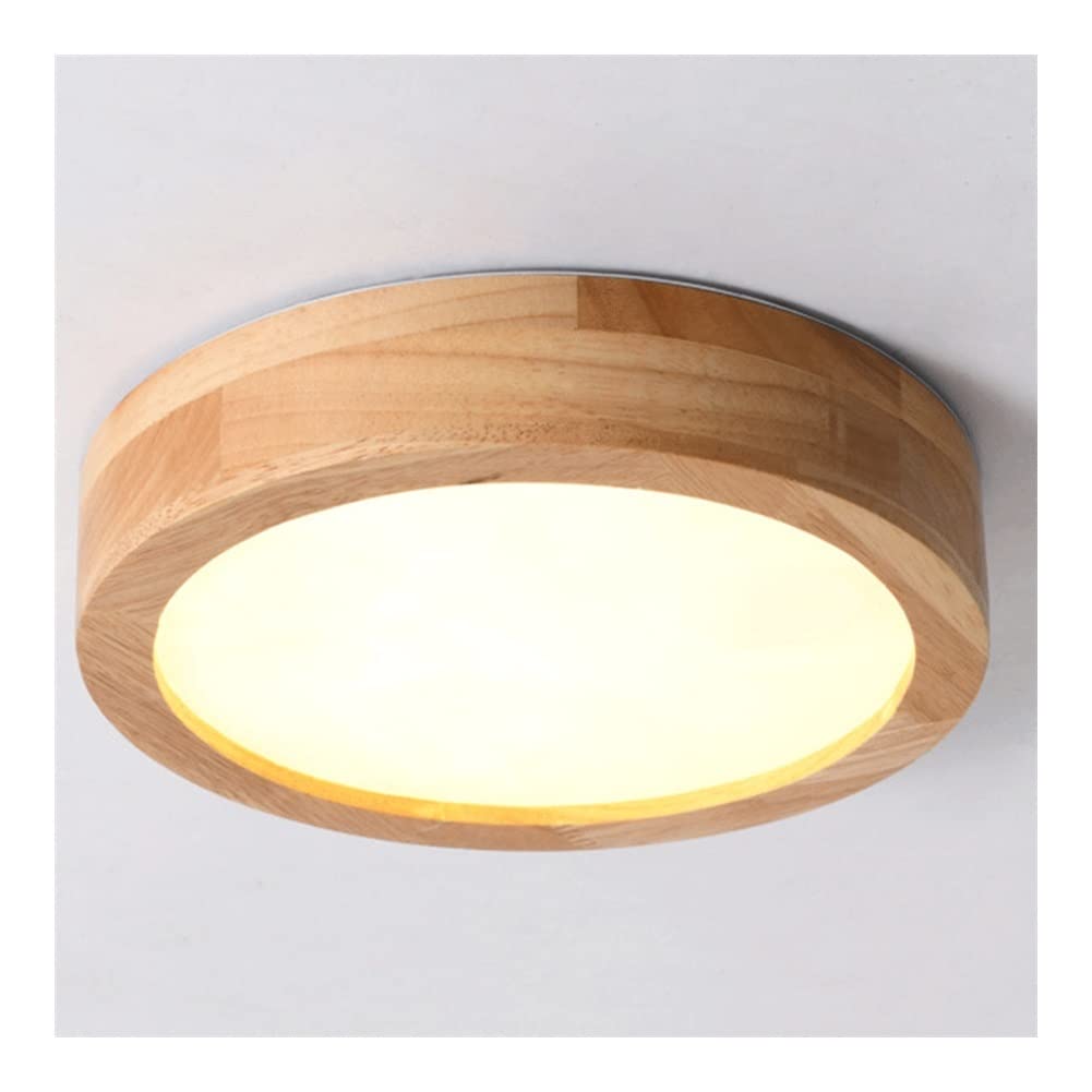 Mid Century Light Fixtures Flush Mount Ceiling L Japanese Style Square Wood Ceiling Light LED Retro Ceiling Lamp Children's Room Close To Ceiling Light Fixtures For Bedroom Living Room Kitchen(White L