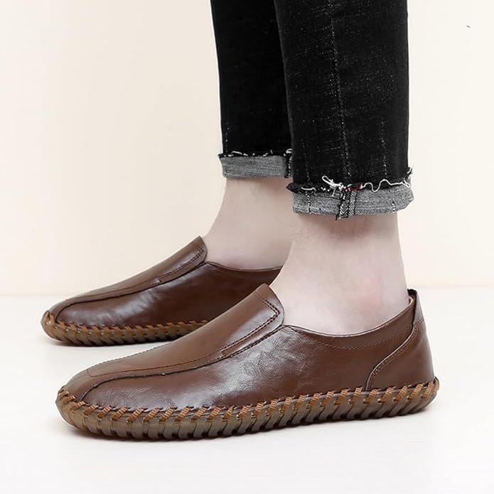 Men's Loafers Lightweight Driving Shoes Slip On Casual Penny Loafers Sandals Closed Toe Breathable Lightweight Sandals4