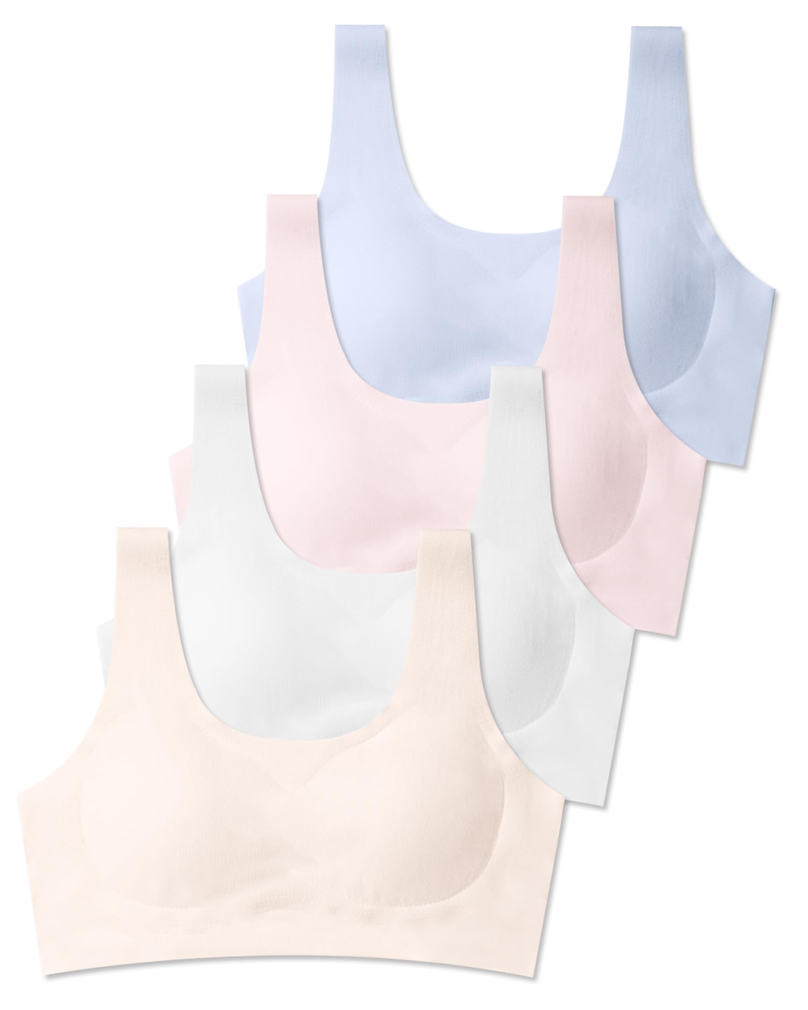 salia girl training bras for girls 10-16 sports seamless bra with removable padding bras