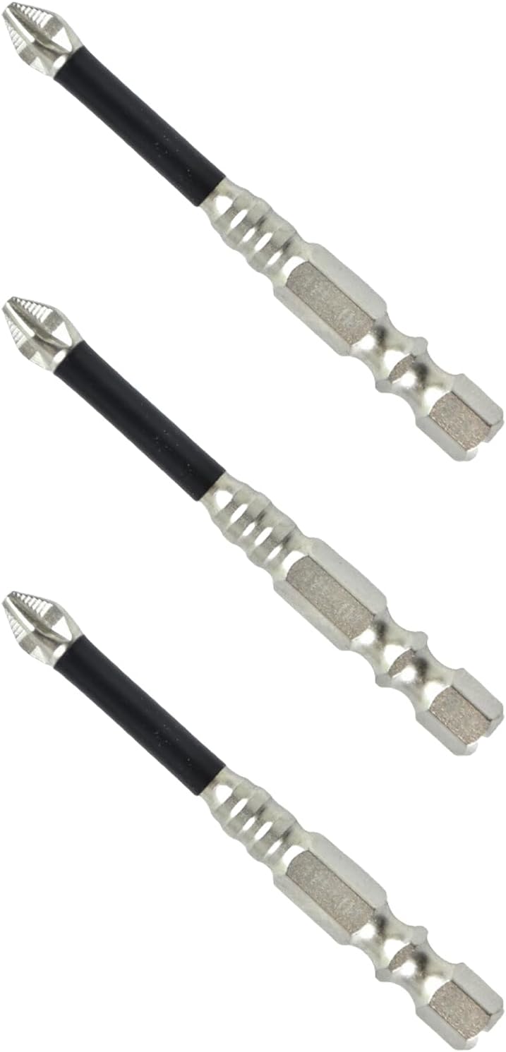 3pcs Crossing Screwdriver Bits Set Crossing Head Screwdriver Bits Multiple Size for Option for Precisions Hand Tool
