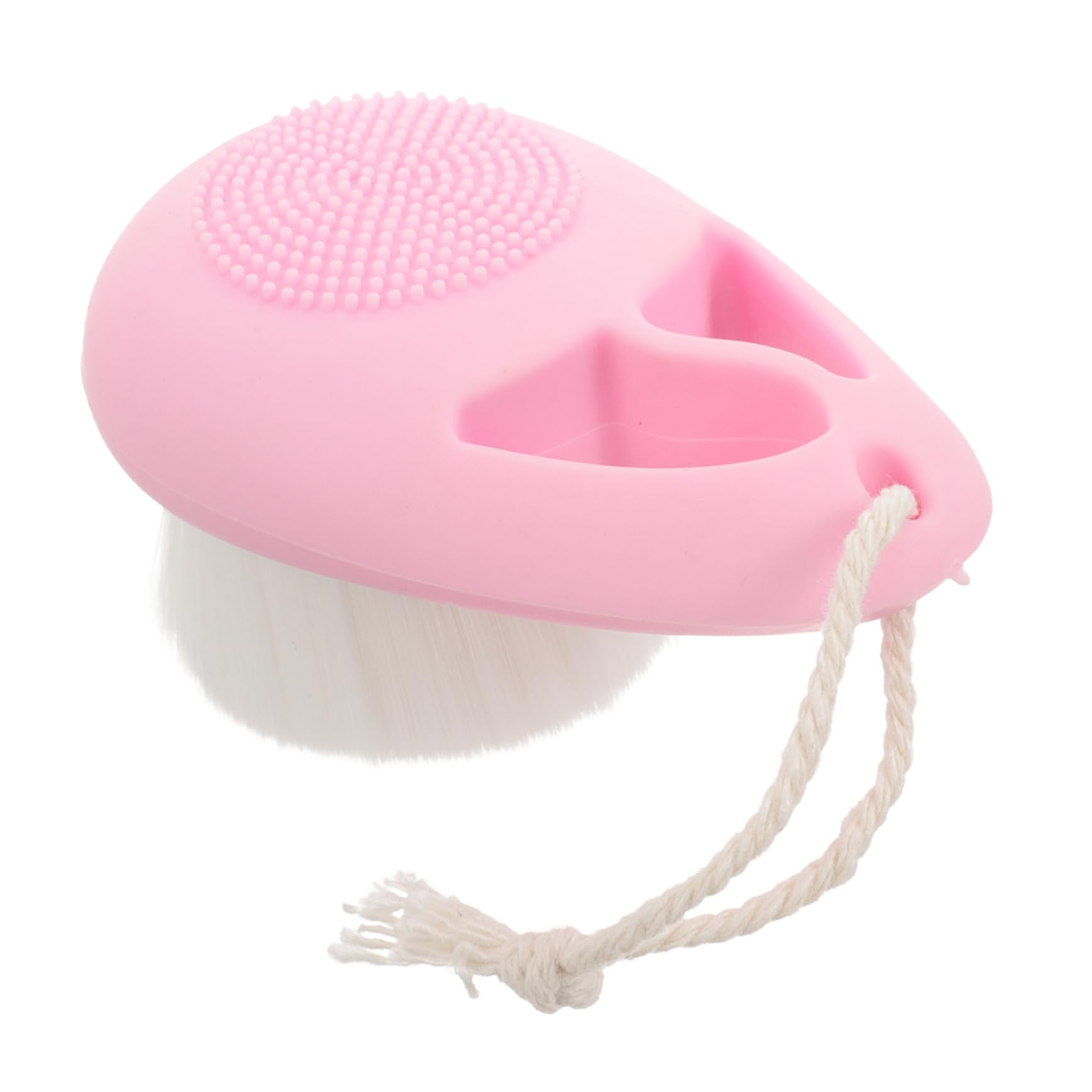 SOESFOUFU Soft Silicone Face Scrubber Manual Facial Brush Exfoliating Tips for Safe Gentle Cleansing