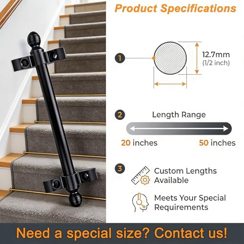 Barres d'escalier amovibles contre le glissement du tapis, fixation stable 15pcs