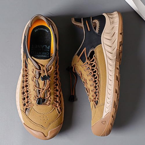 Men's Breathable Lightweight Open Easy on Hiking Sneakers Sports Beach Outdoor Comfortable Casual Sandals2