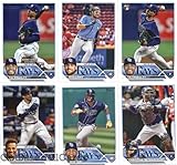 2023 Topps Update Tampa Bay Rays Team Set of 10 Cards: Wander Franco/Brandon Lowe(#US138), Pete Fairbanks(#US16), Zach Eflin(#US254), Kevin Kelly(#US260), Taj Bradley(#US3), Josh Lowe(#US303), Taj Bradley(#US55), Francisco Mejia(#US61), Jose Siri(#US78), Christian Bethancourt(#US94) - Sportscard Superstore