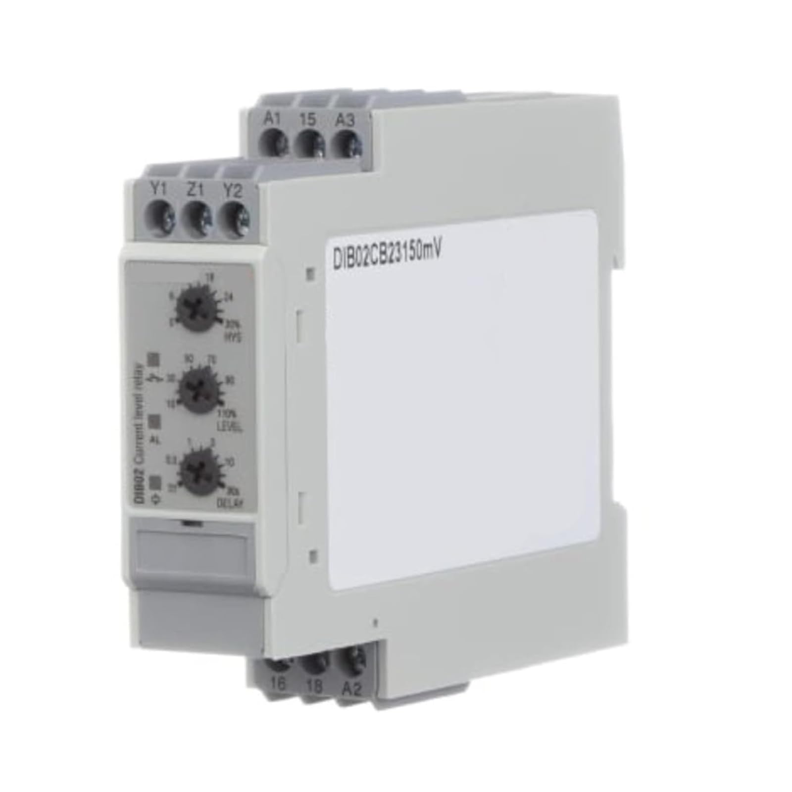 Überstromüberwachungsrelais DIB02CB23150mV – Industrielles Stromschutzrelais for Motor- und Stromkreissicherheit .0830