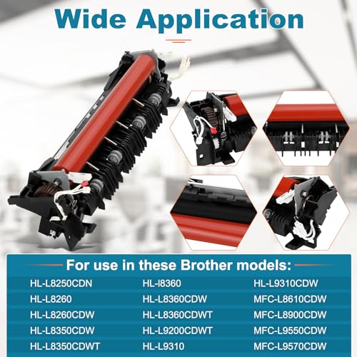 D00C54001, D01CEC001 Unidade de fusor compatível com Brother HL-L8250CDN, HL-L8350CDW, HL-L8260CDW,