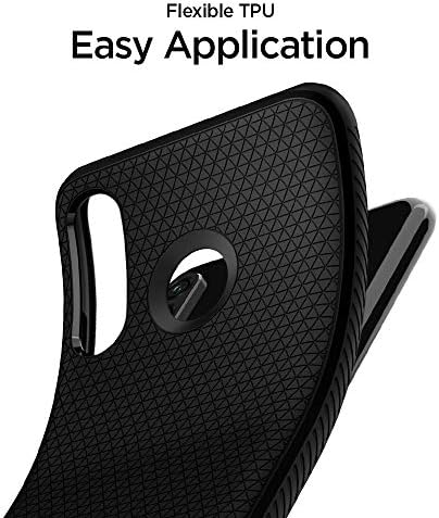 Spigen Liquid Air Case Compatible with Huawei P30 Lite and Compatible with Huawei P30 Lite New Edition - Black
