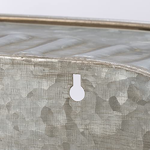 Primitives-by-Kathy-Rustic-Metal-Washtub-Display-Shelf-1725-x-950-x-450 Primitives by Kathy Rustic Metal Washtub Display Shelf 1725 x 950 x 450