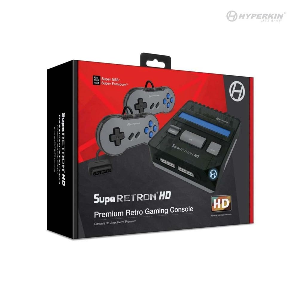 Hyperkin Suparetron HD Gaming Console for Super NES/Super Famicom (Space Black) - Super NES