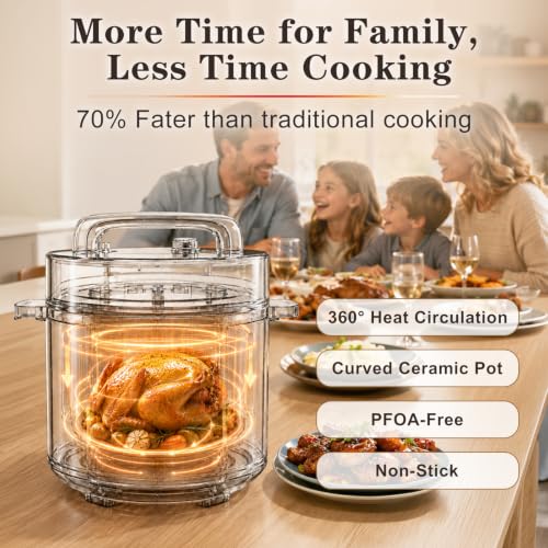 Image of Fullwill 6QT Electric Pressure Cooker with 24 Presets,Olla de Presion