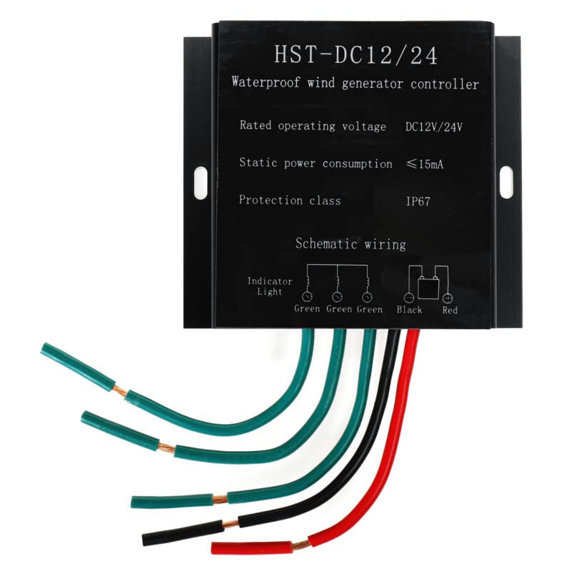 FEICHANGHAO 8000W DC12V/24V/48V Antioxidant Wind Turbine Generator Charge Controller Efficient Wind Controller Regulator for Home Campin,48V