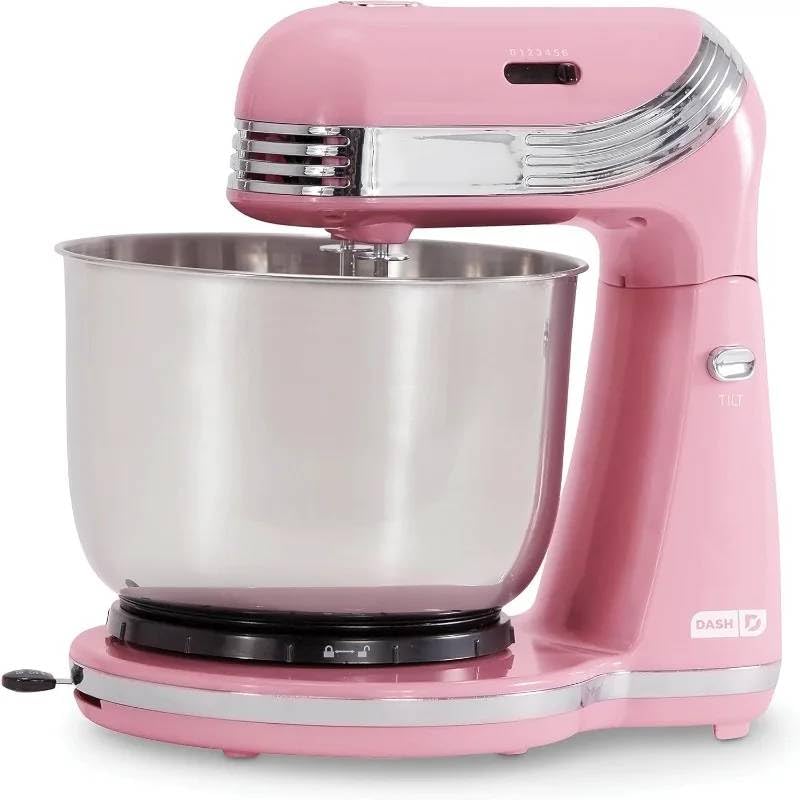 Mann Mart‚Powerful 6-Speed Electric Stand Mixer with 3-Quart Stainless Steel Bowl - Ideal for Baking & Everyday Cooking-image-48