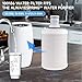 Upgraded 100186 Water Filter Compatible with Amway eSpring Water Purifier, with Pre-Filter layer & CTC Activated Carbon to Reduce Odor/Fluoride, Retains Essential Minerals, Safe PP Material​