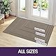 DEXI Fußmatte Innen 61 x 92 cm, rutschfeste Fussmatte waschbar, absorbierend Schmutzfangmatte, wasserdicht Türmatte für Hund, Haustür, Patio, Braun