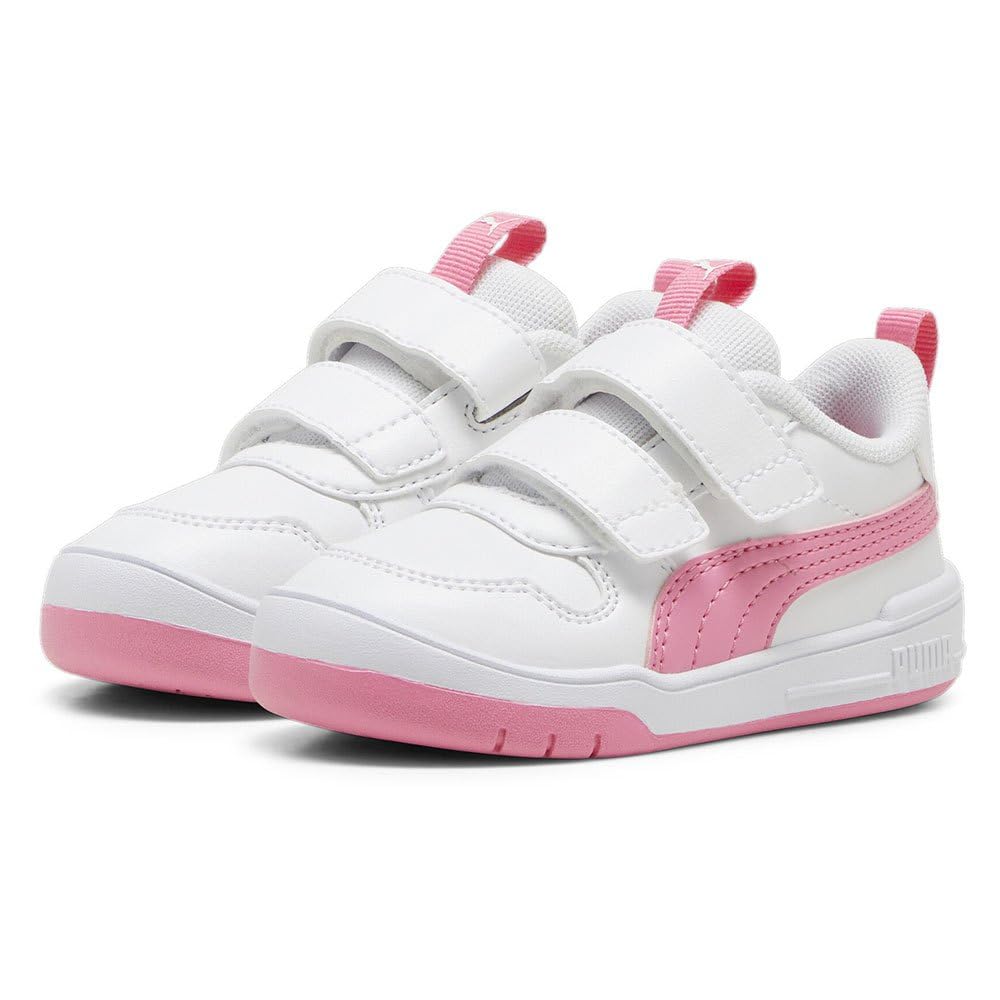 PUMA 38074123 - Deportiva de niña en Color Blanco con Rosa de la Marca Talla: 26