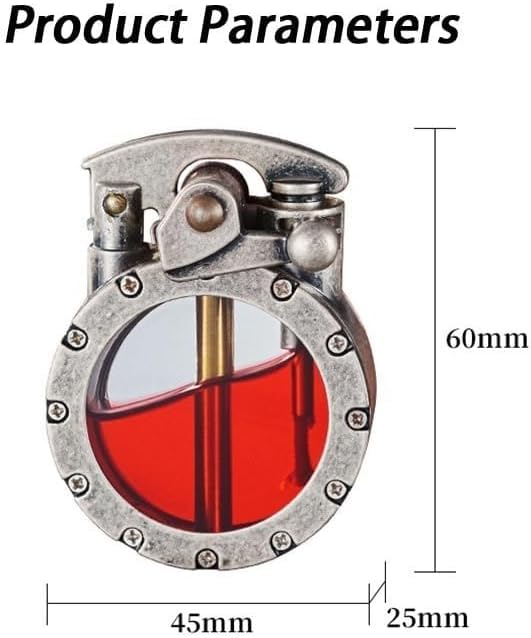 Encendedor Vintage Steampunk Retro Transparente miniatura 6