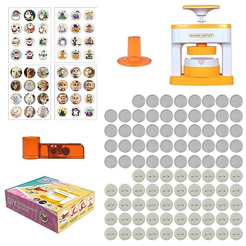 Machine à boutons et presse à badges multi-tailles pour souvenirs de fête