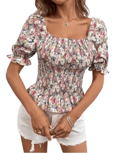 Image of TAGAS Women's Floral Regular Fit Western Top