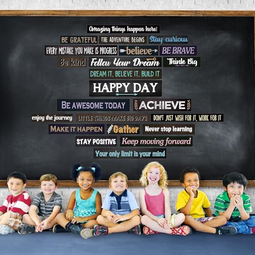 23 Pieces Inspirational Bulletin Board Decorations Motivational Banners for Classroom Laminated Quote Positive Affirmation Motivational Banners with Welcome Sign for Wall Teachers Students(Farmhouse) - Image 7