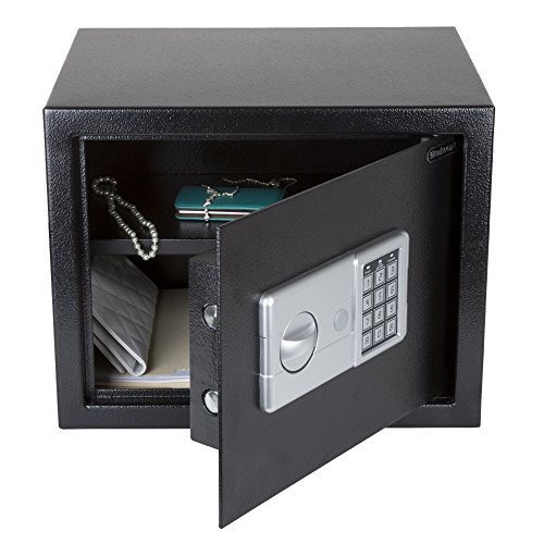 Digital Safe – Electronic Steel Safe With Keypad, 2 Manual Override Keys – Protect Money, Jewelry, Passports – For Home, Business, Travel By Stalwart #TOP3
