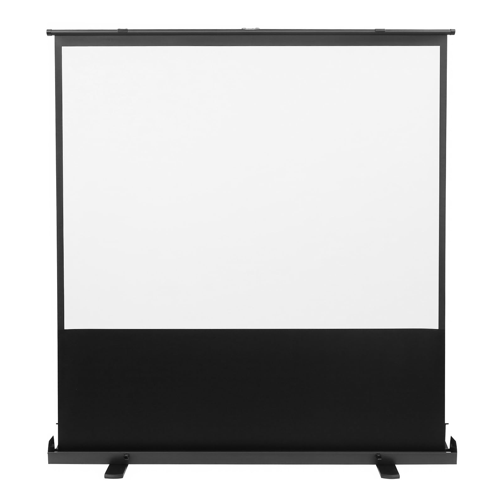 Écran de projection portable sur pied - 80" 4:3 - 1,64 x 1,23 m - Pour la maison, le jardin et le camping - Noir