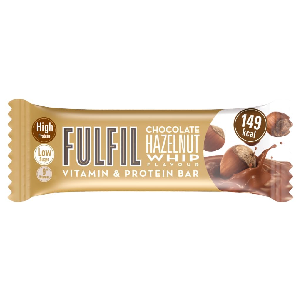 Fulfil Chocolate Hazelnut Whip Flavour Vitamin & Protein Bar, 40g