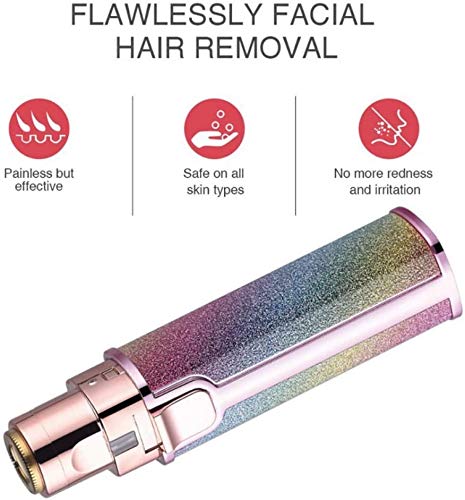 Facial-Hair-Remover-USB-Rechargeable-Eyebrow-Trimmer-2-in-1-Eyebrow-Razor-and-Painless-Hair-Shaver-with-Indicator-Light-Eyebrow-Trimmer-for-Home-or-Travel-Razor