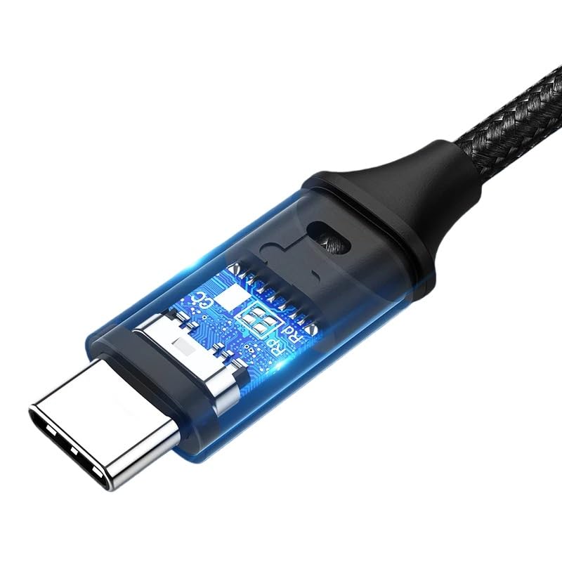 Cable USB C a USB C PD100W cable de carga*/ing (1,5 m, 100 W gris Striaght)