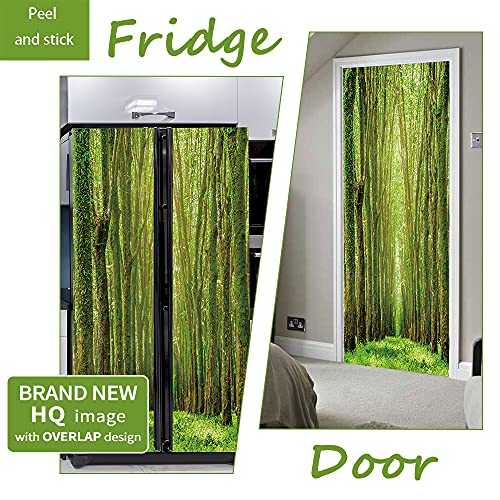 Vinilo 3D para puerta mural autoadhesivo extraíble y póster de pared grande 3
