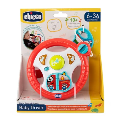 Chicco Mon volant Chicco volant électronique pour bébé avec sons et lumières activités manuelles avec crochet pour poussette 6 - vue 3