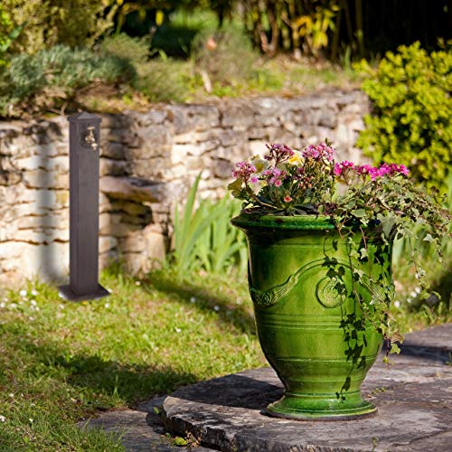 Pompe à eau de jardin rétro Relaxdays avec robinet 3/4 de pouce