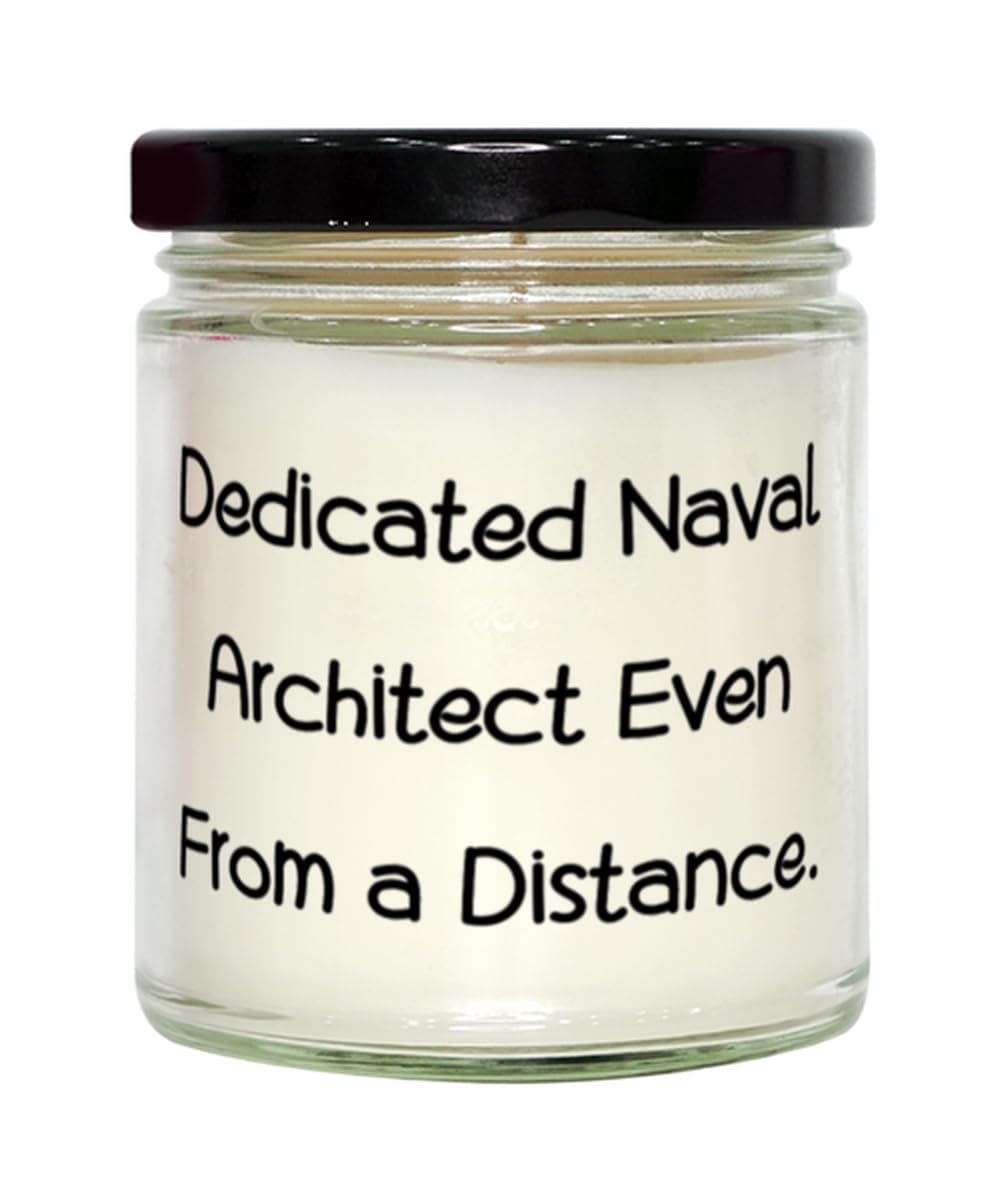 Unique Idea Naval architect Scent Candle, Dedicated Naval Architect Even From a Distance, Motivational For Colleagues From Boss, Nautical gifts, Marine gifts, Boat gifts, Sailing gifts, Oceanic gifts,