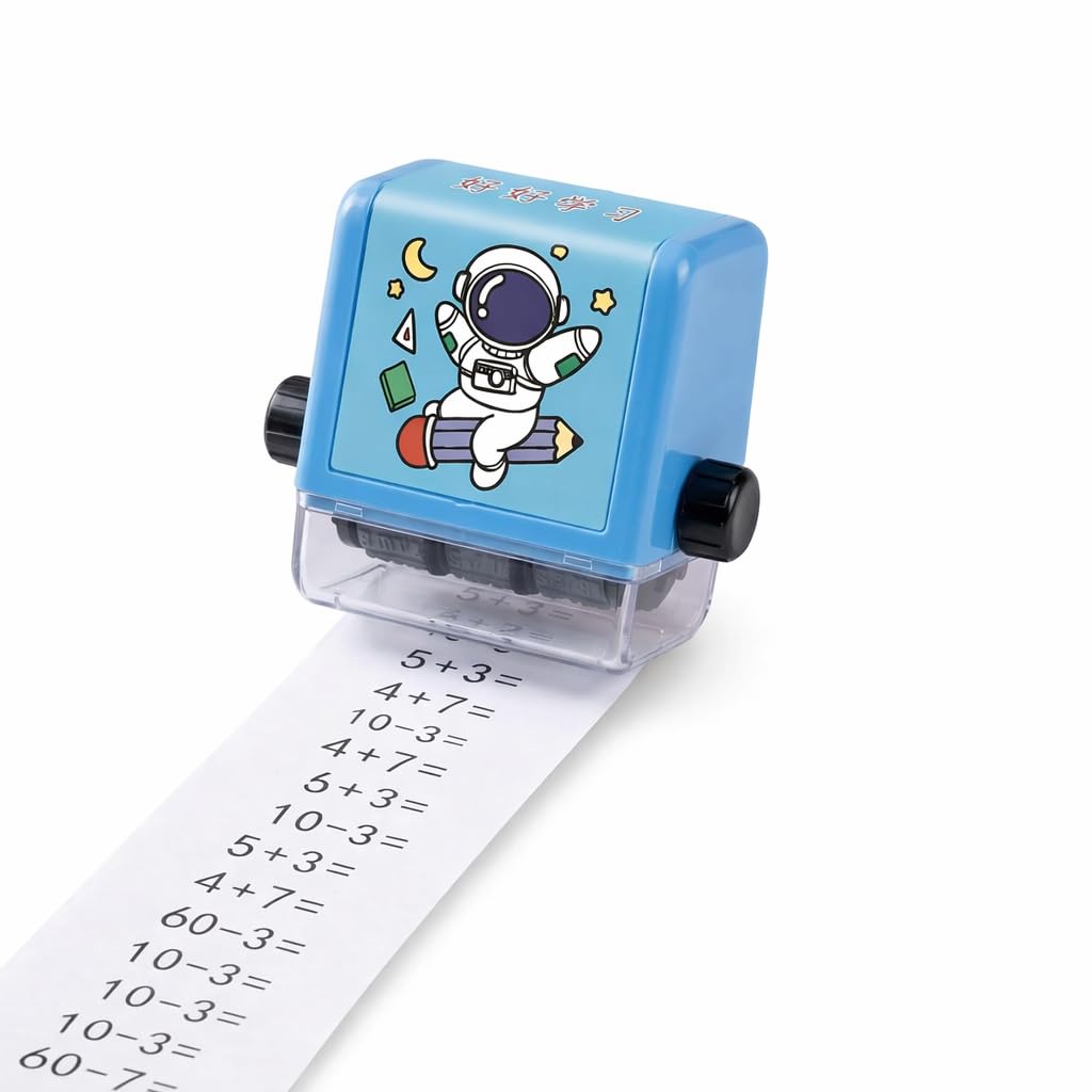 Drumstone Kids Math Learning Roller Tool | Educational Addition & Subtraction Practice Toy | Interactive Number Learning Game for Early Math Skills | Preschool & Primary School Learning Aid-image-25