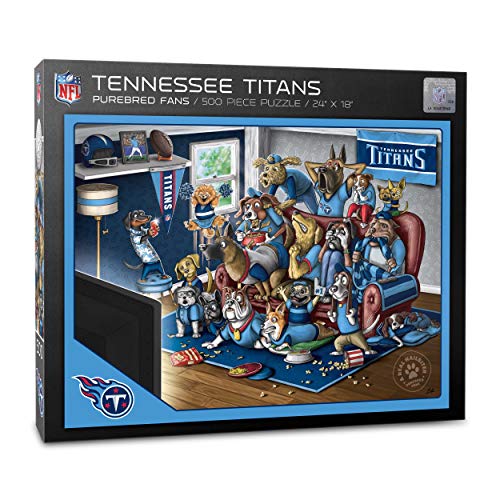 Image of YouTheFan NFL Purebred Fans 500pc Puzzle - A Real Nailbiter