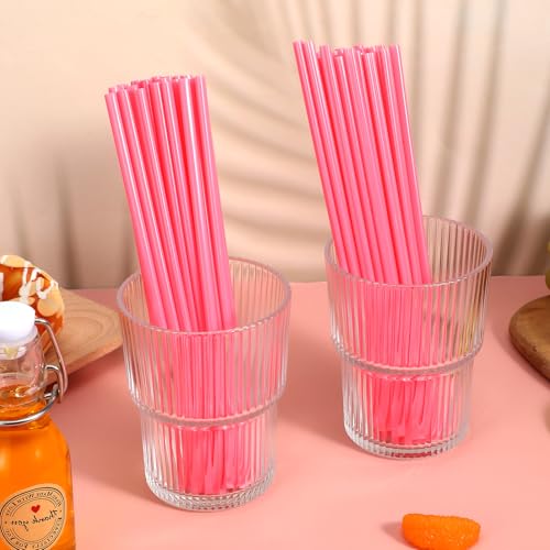 Pitillos en forma de corazón rosa 200 piezas miniatura 5