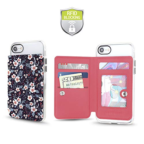 Cell Phone Wallet for Back of Phone, Stick On Wallet Credit Card ID