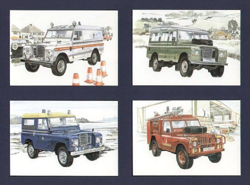 Land Rover Post Card Land Rover Legends Series 3 Postcards : Amazon.co.uk: Stationery ...